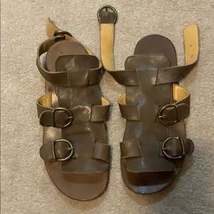 Brown sandals